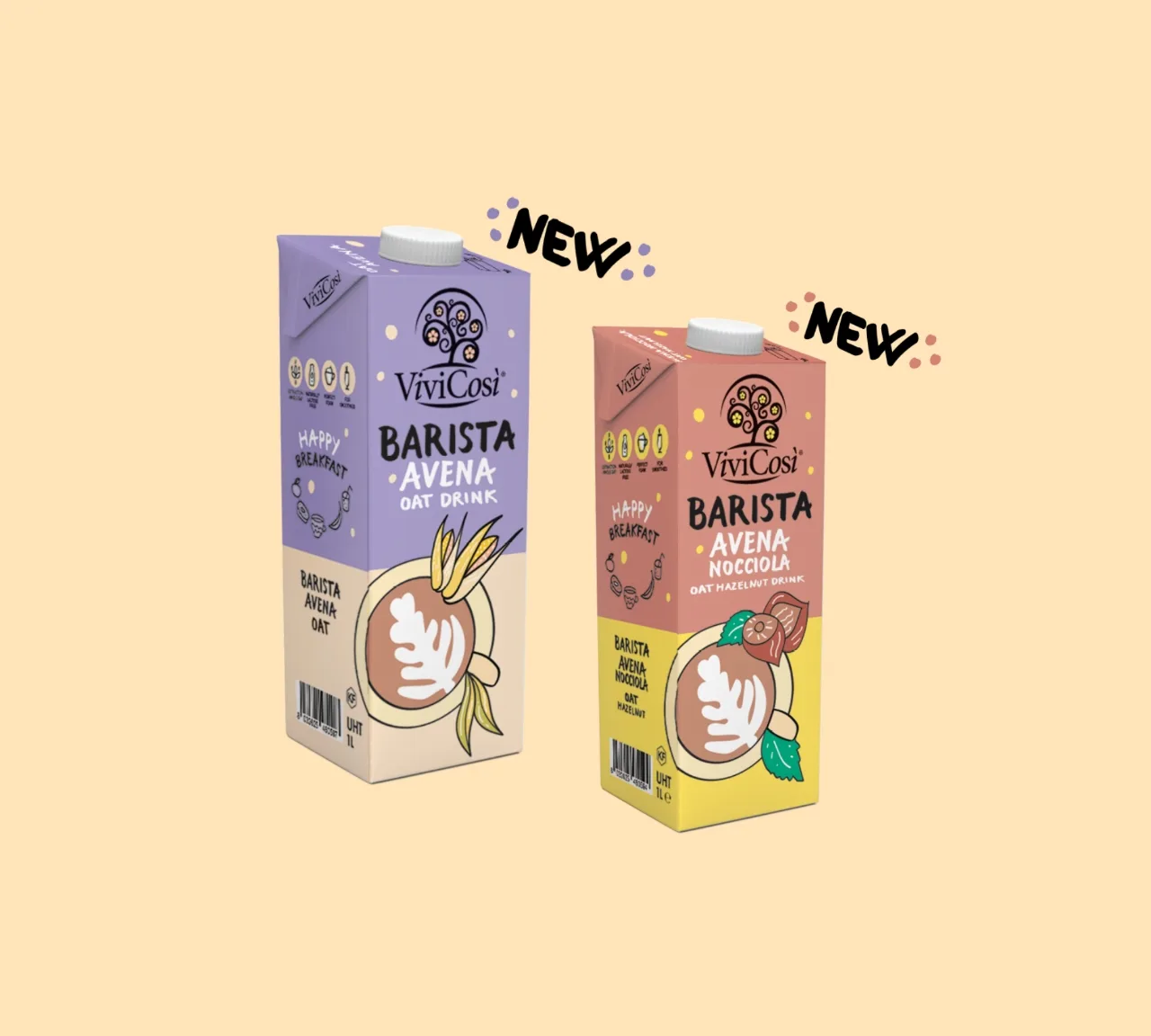 Vivi Così lancia Avena Nocciola, la nuova bevanda per il mondo caffè